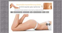 Desktop Screenshot of haarentfernung-zuerich.com